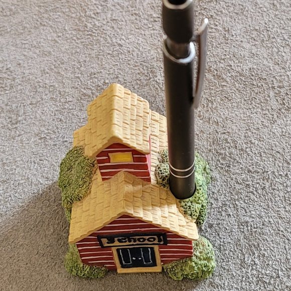 School House Pen or Pencil Holder ~ Desk Teacher Office Gift Cute Decor - Picture 2 of 8